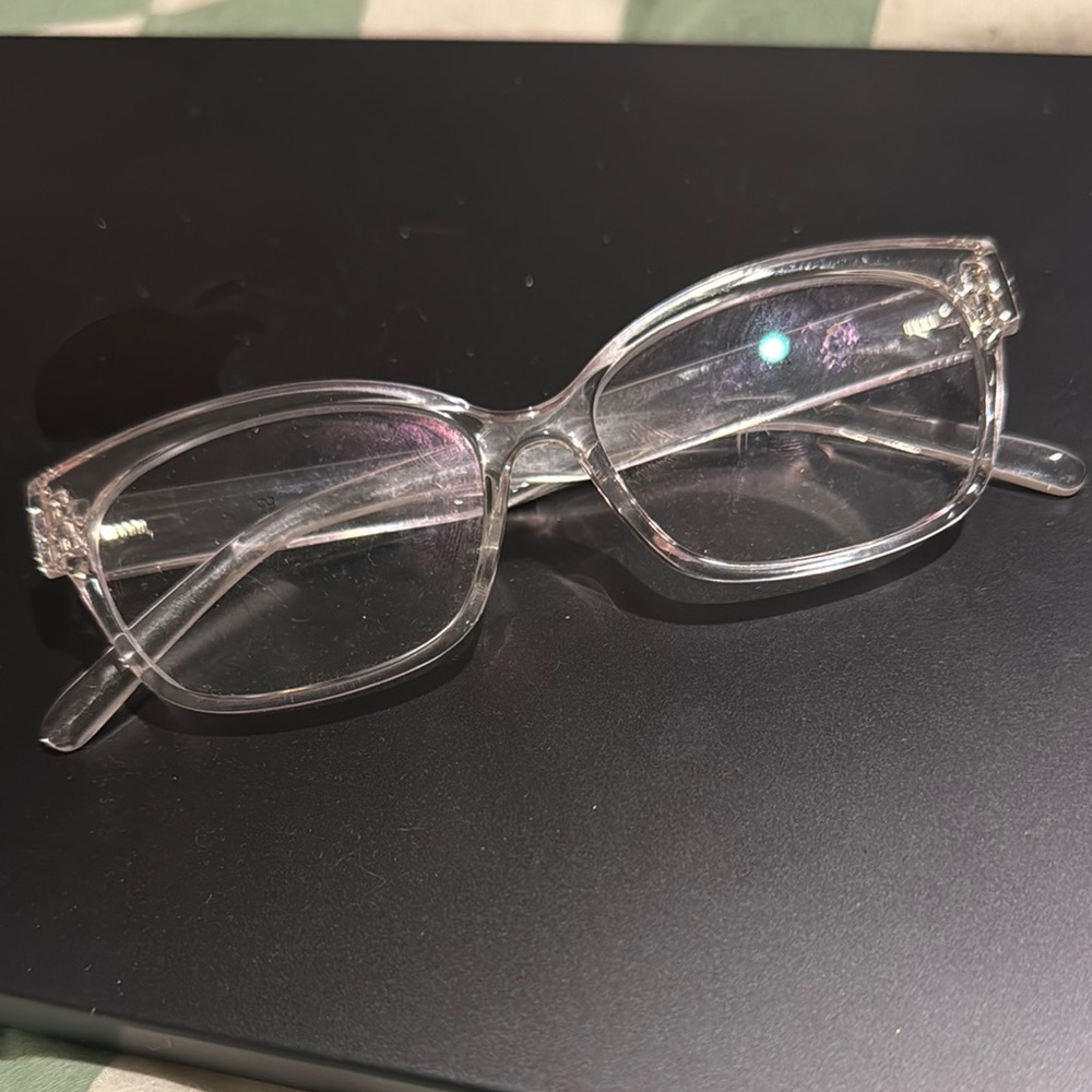 Clear Blue Light Glasses with case